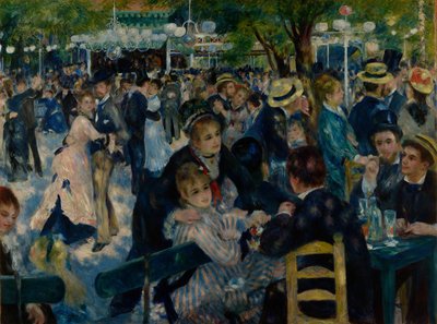 Dance at Le Moulin de la Galette by Pierre Auguste Renoir